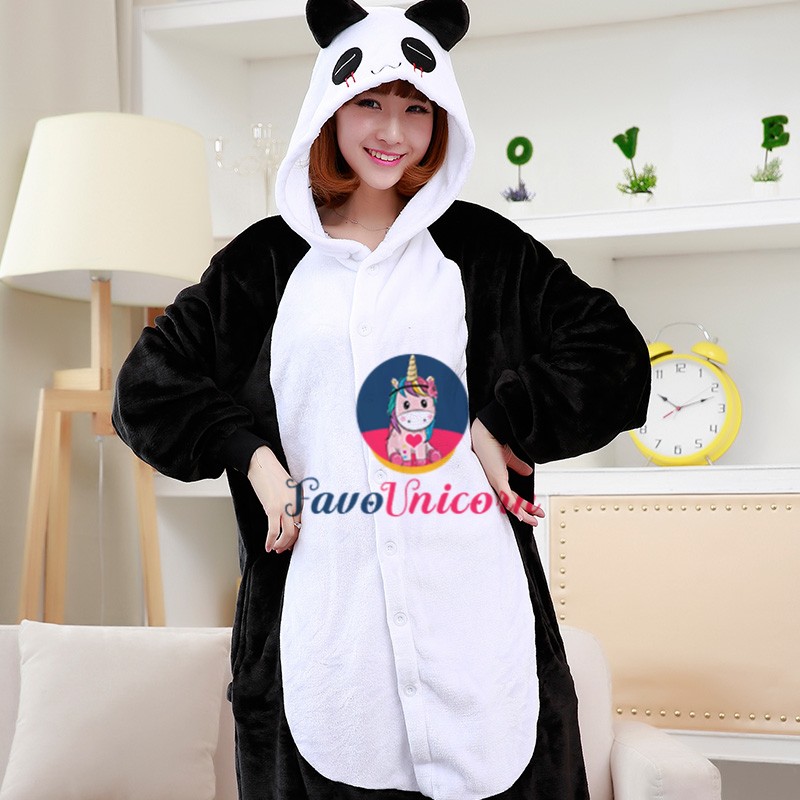 fiction lease Veil Cute Panda Costume Onesie Pajama Adult Animal Onesies Outfits -  Favounicorn.com