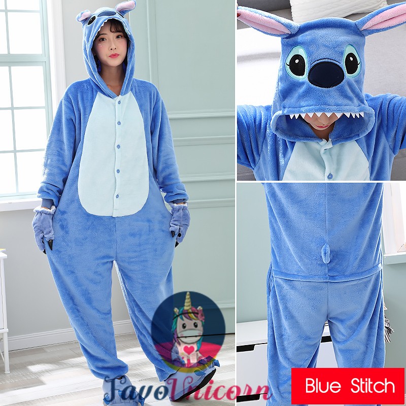 Stitch Onesie Family Matching Costume Onesie for Women & Men Pajamas ...