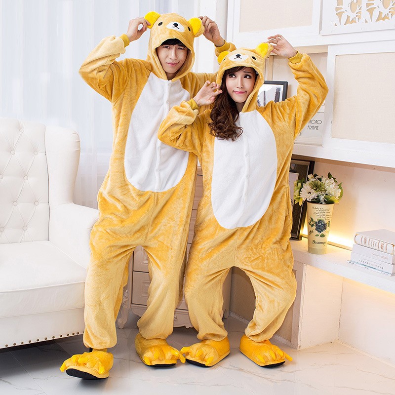Combinaison pyjama couple Animaux