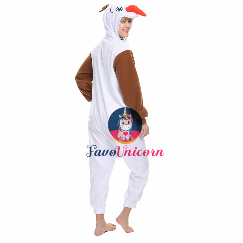 retort Oxideren etnisch Olaf Onesie Costume Pajama for Adult Women & Men Halloween Costumes -  Favounicorn.com