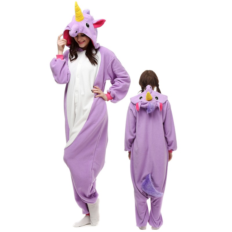Women Men Unisex Fleece Animal Onesie Adult Kids Hooded All-in-One Pyjamas Cosplay Costumes 