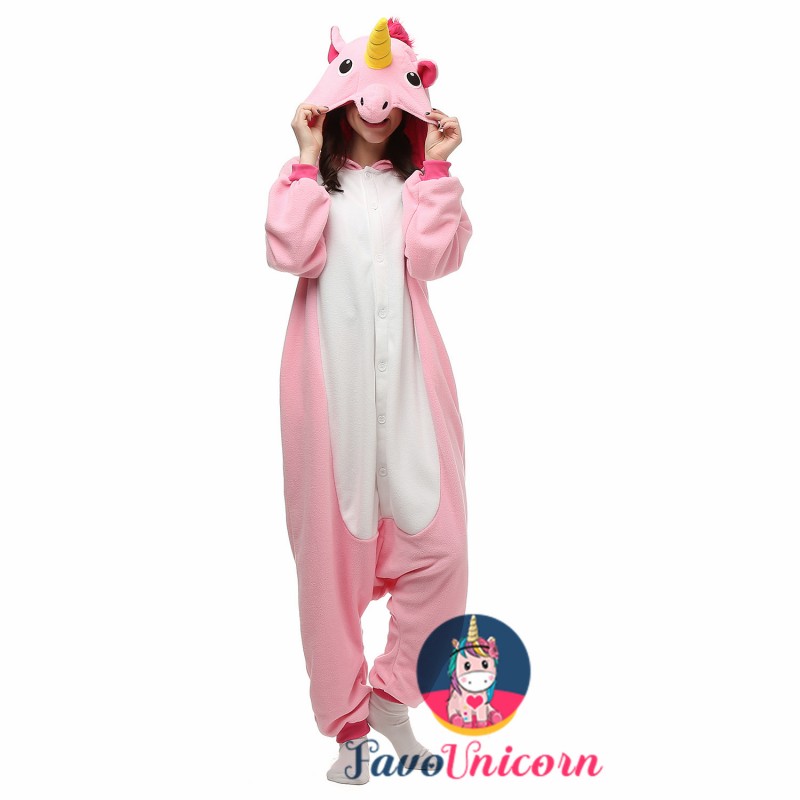 Unicorn Onesie Womens Comfy Pyjamas Mens Soft Sleepsuit Gifts for Ladies Animal Adult Jumpsuit Dress Up Costume 