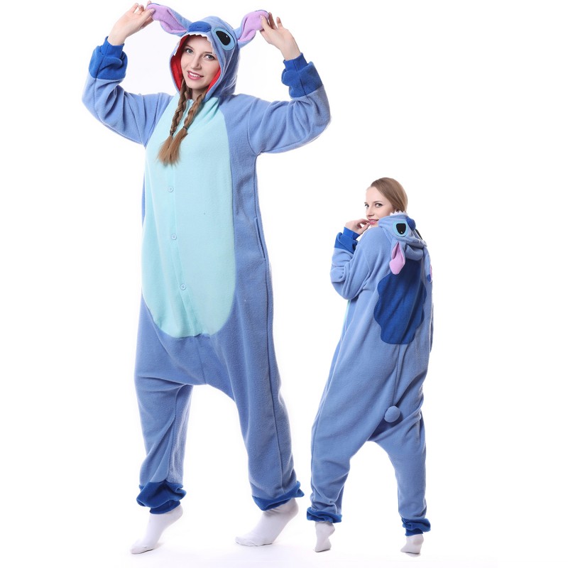 Disney Stitch Onesie Kigurumi Pajamas