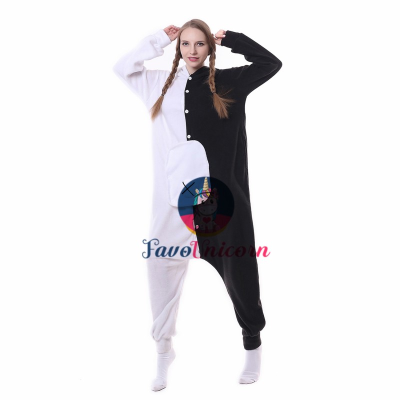 Skiën Misverstand ego Monokuma Costume Onesie Pajamas Adult Animal Costumes for Women & Men -  Favounicorn.com