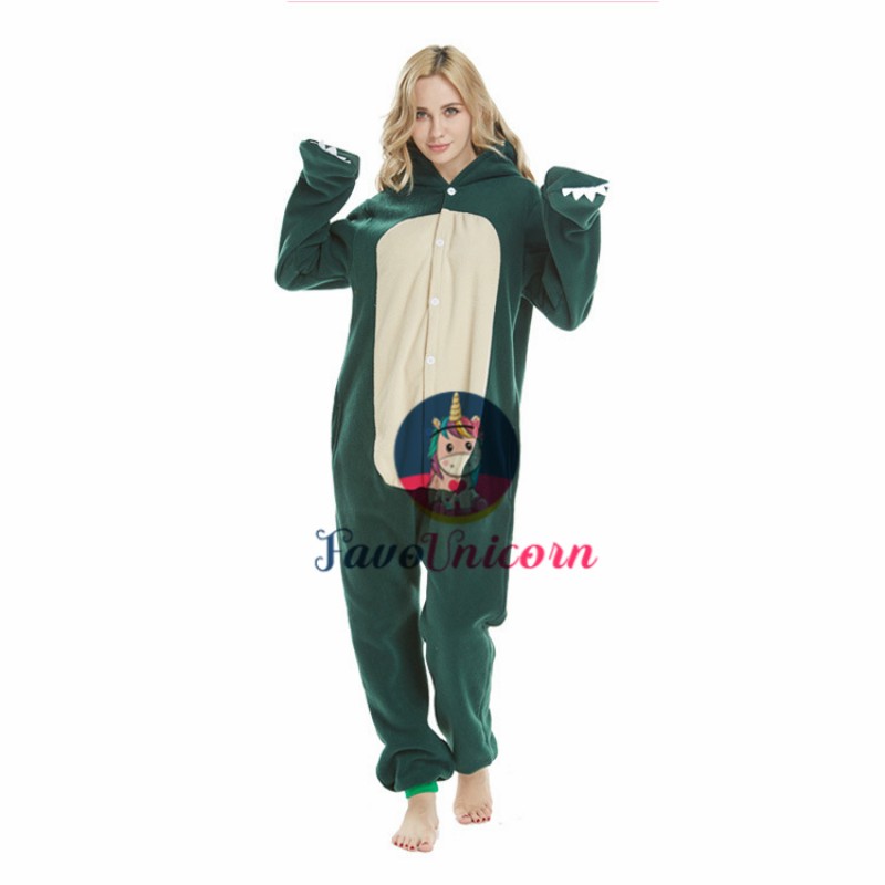 Adults One-piece Pajama, Animal Kigurumi Onesie For Men Women Full Body  Pyjama Cartoon Snorlax Pajamas Costume_s