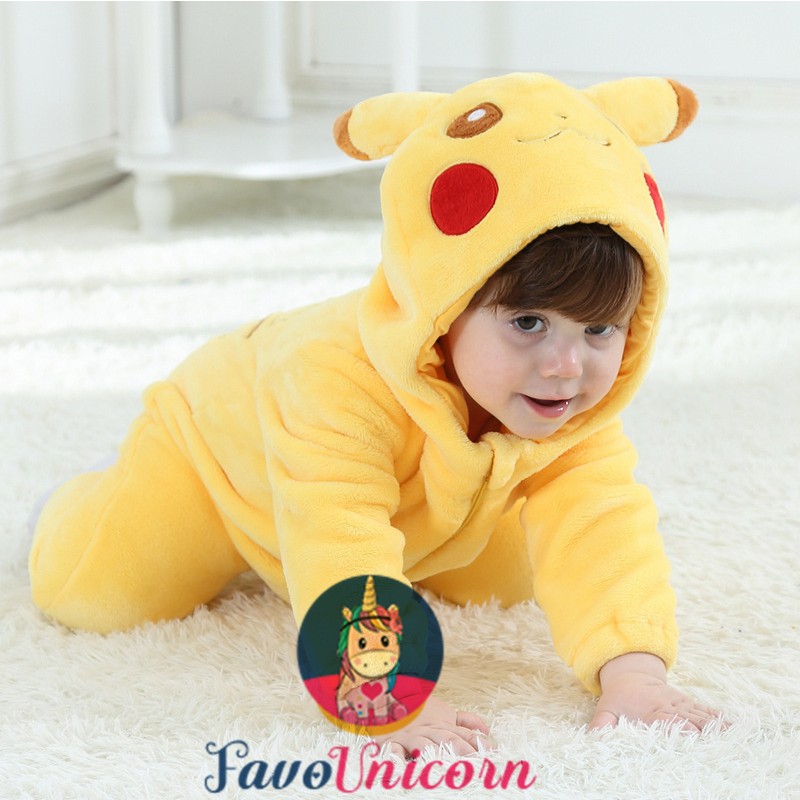 neem medicijnen Visa betaling Pokemon Pikachu Onesie Pajama Toddler Animal Costume for Baby Infant -  Favounicorn.com