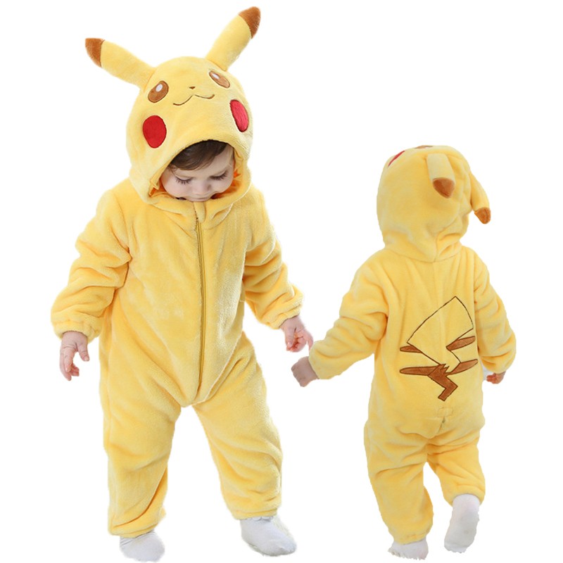 Fysica uitsterven Hobart Pokemon Pikachu Onesie Pajama Toddler Animal Costume for Baby Infant -  Favounicorn.com