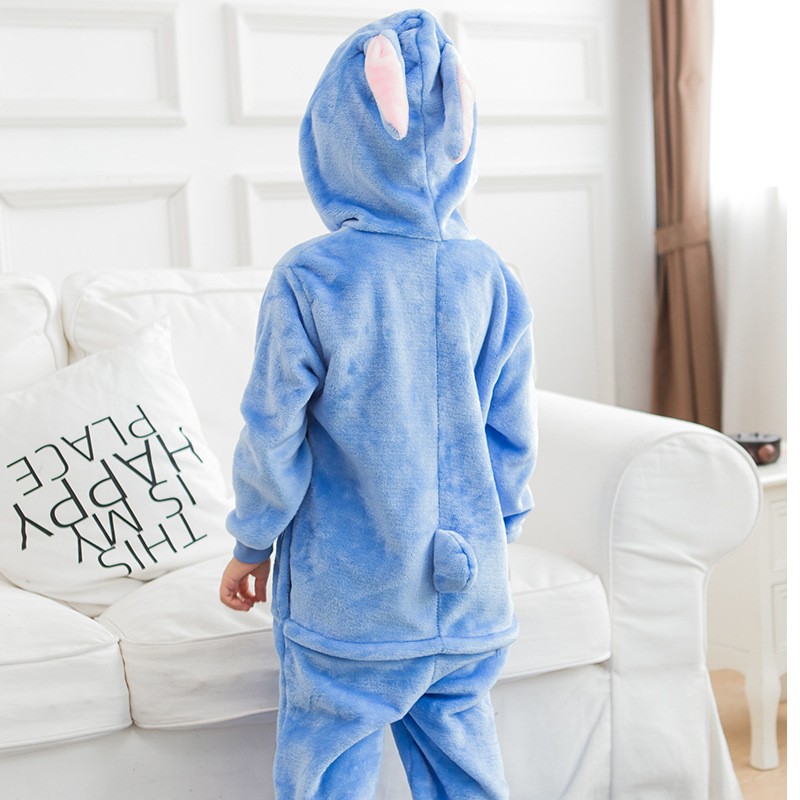 Women Simple Blue Solid Color Onesie Pajama Adult Onesie Homewear Kigurumi  Hooded Loungewear Costume Outfits