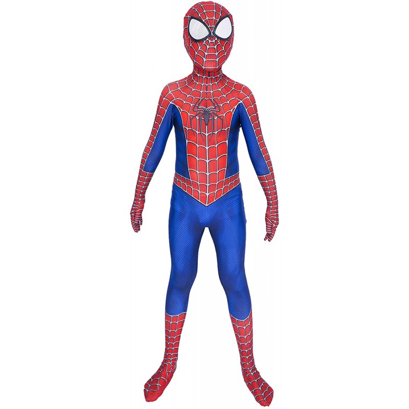 Boy Spiderman Costume Suit Cosplay Onesie For Kids - Favounicorn.com