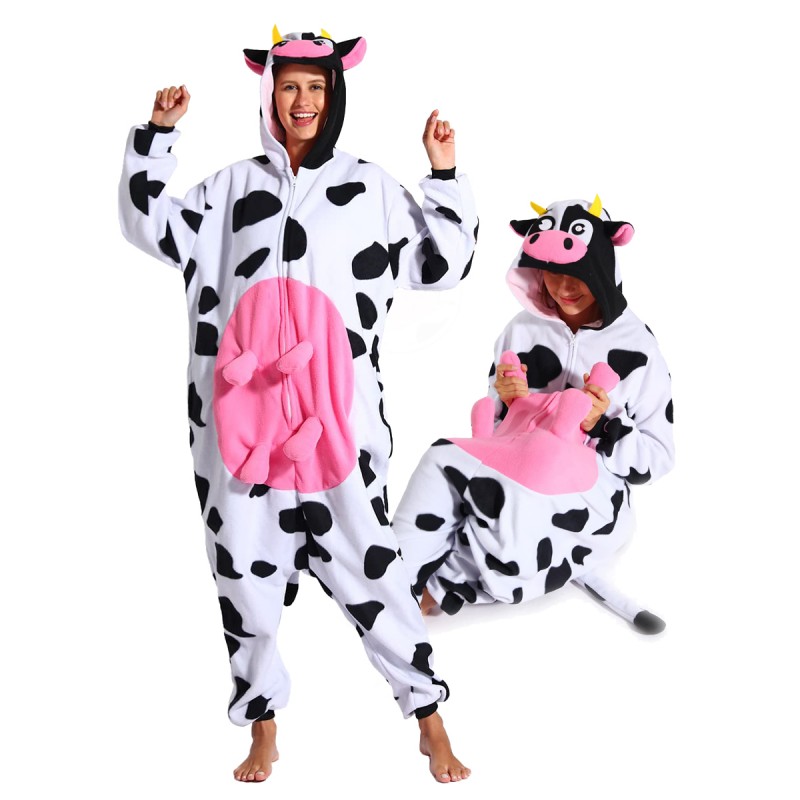 defecto Cielo Fácil de suceder Cow With Udders Costume Onesie Halloween Outfit Party Wear Pajamas