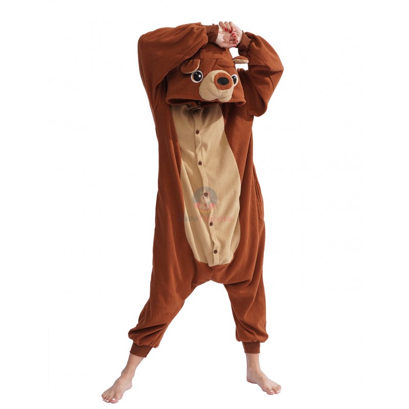 speler Verandering Dalset Teddy Bear Onesie Costume Halloween Outfit for Adult & Teens