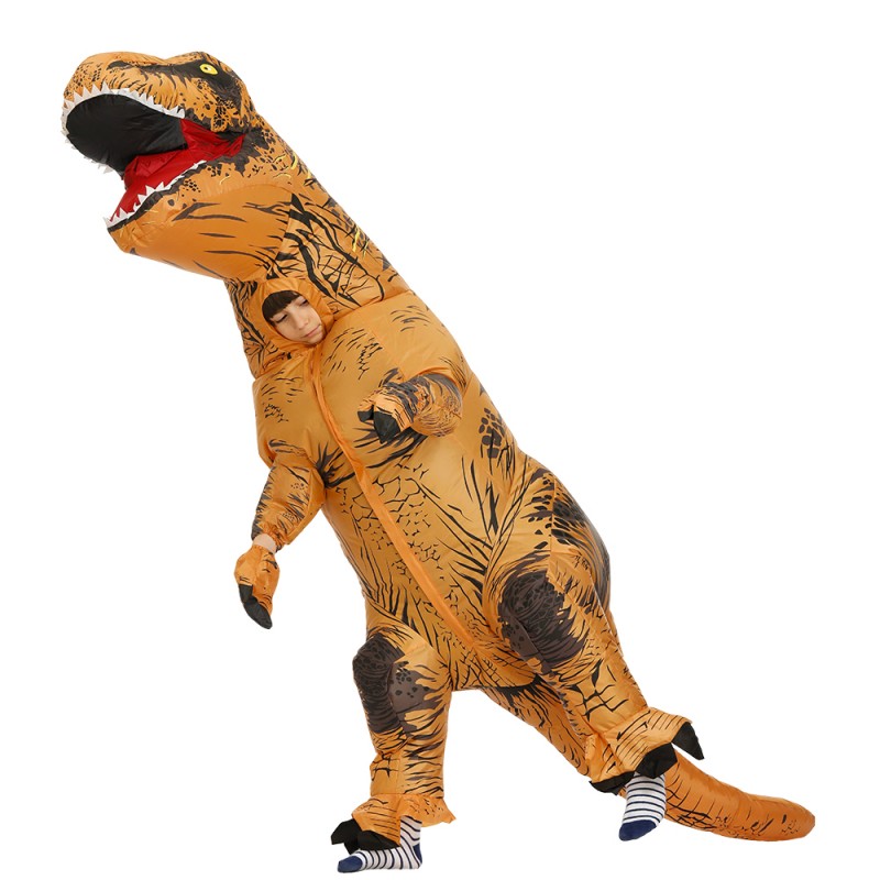 Inflatable T REX Dinosaur Halloween Costume For Kids Adult 