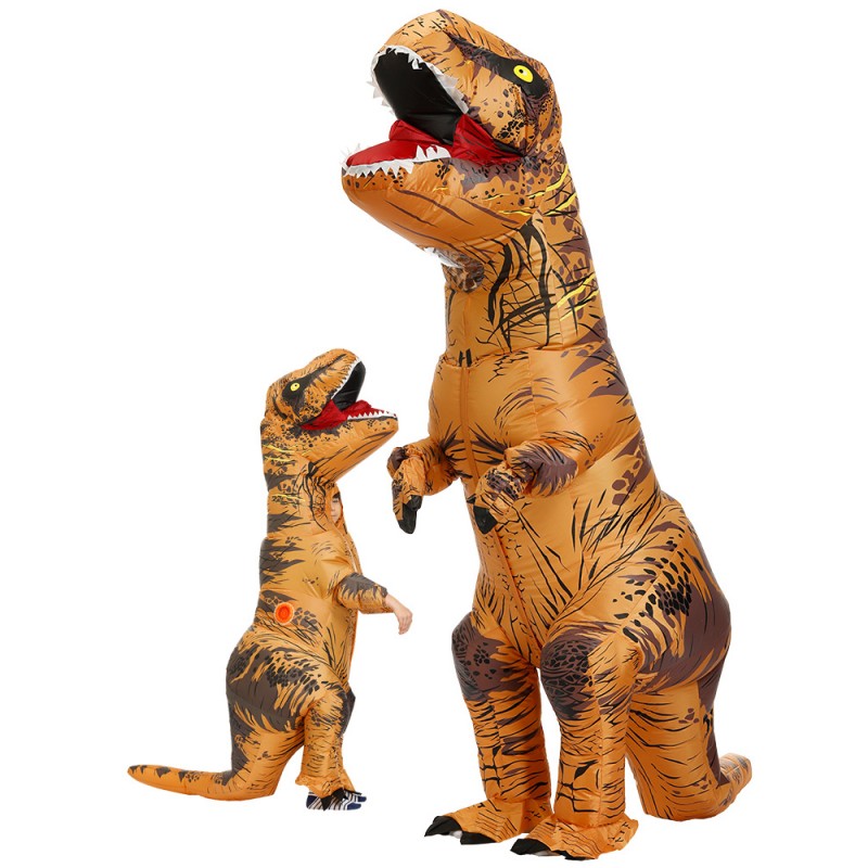 Adults Inflatable T-Rex Dinosaur Costume Animal Fancy Dress
