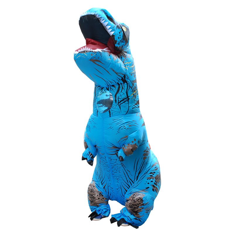 Costume Dinosaure T-Rex Bleu