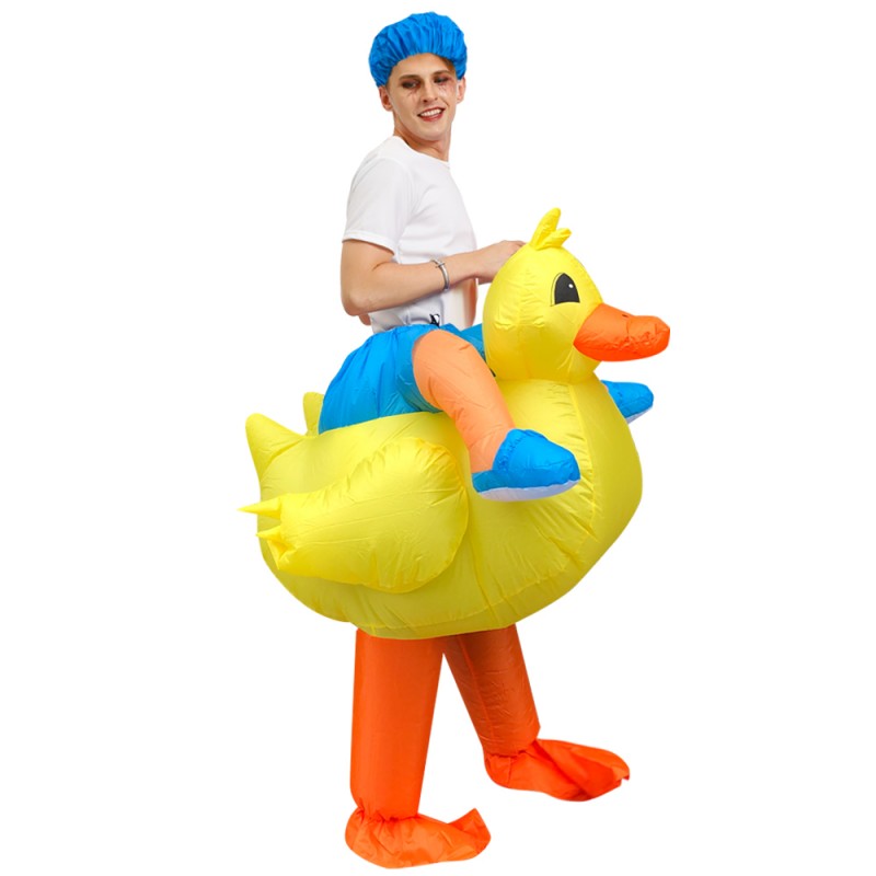 Inflatable Duck Costume Halloween Blow Up Funny Costumes For Adult