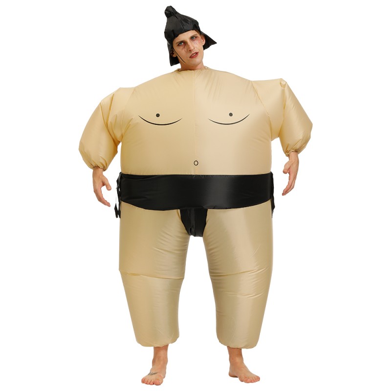 Inflatable Sumo Costume Halloween Blow Up Ride On Funny Costumes For ...