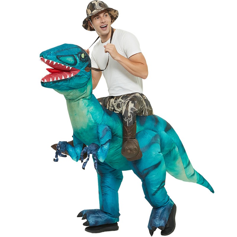 Ride On Blow Up Dinosaur Costumes Halloween Funny Outfit for Adult ...