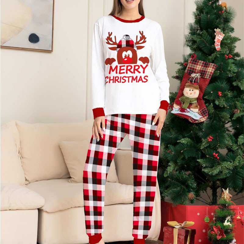 Family Pajamas Christmas Pjs Matching Set Striped Sleepwears