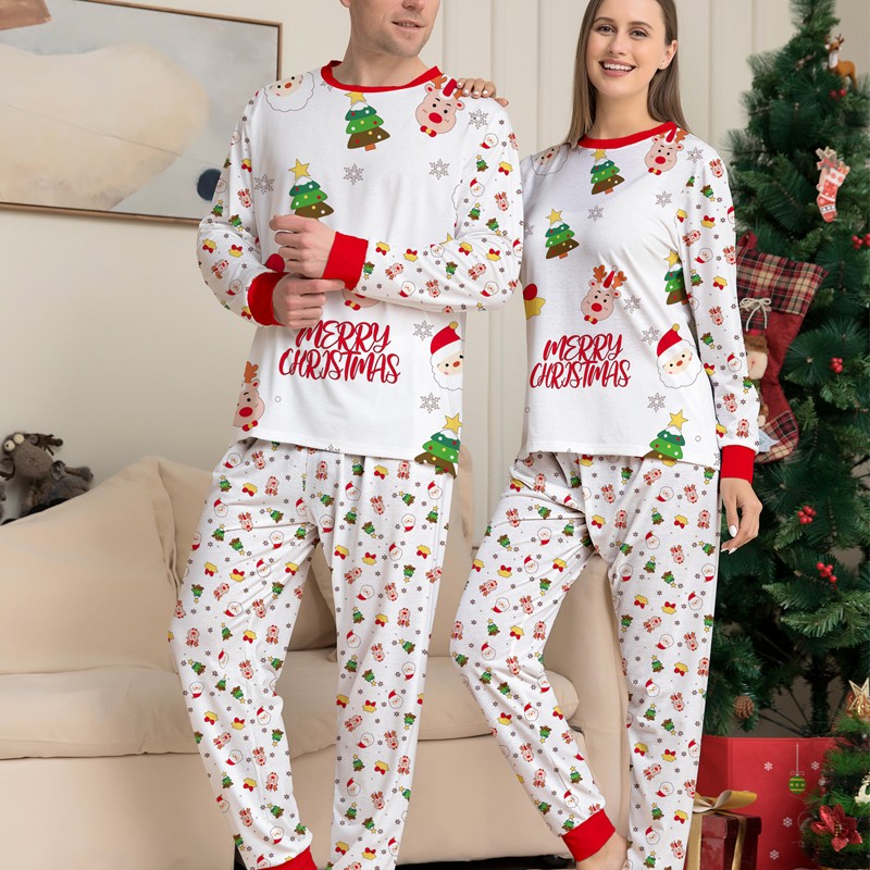 Christmas Pajamas Holiday Theme Xmas Jammies Winter Warm Family