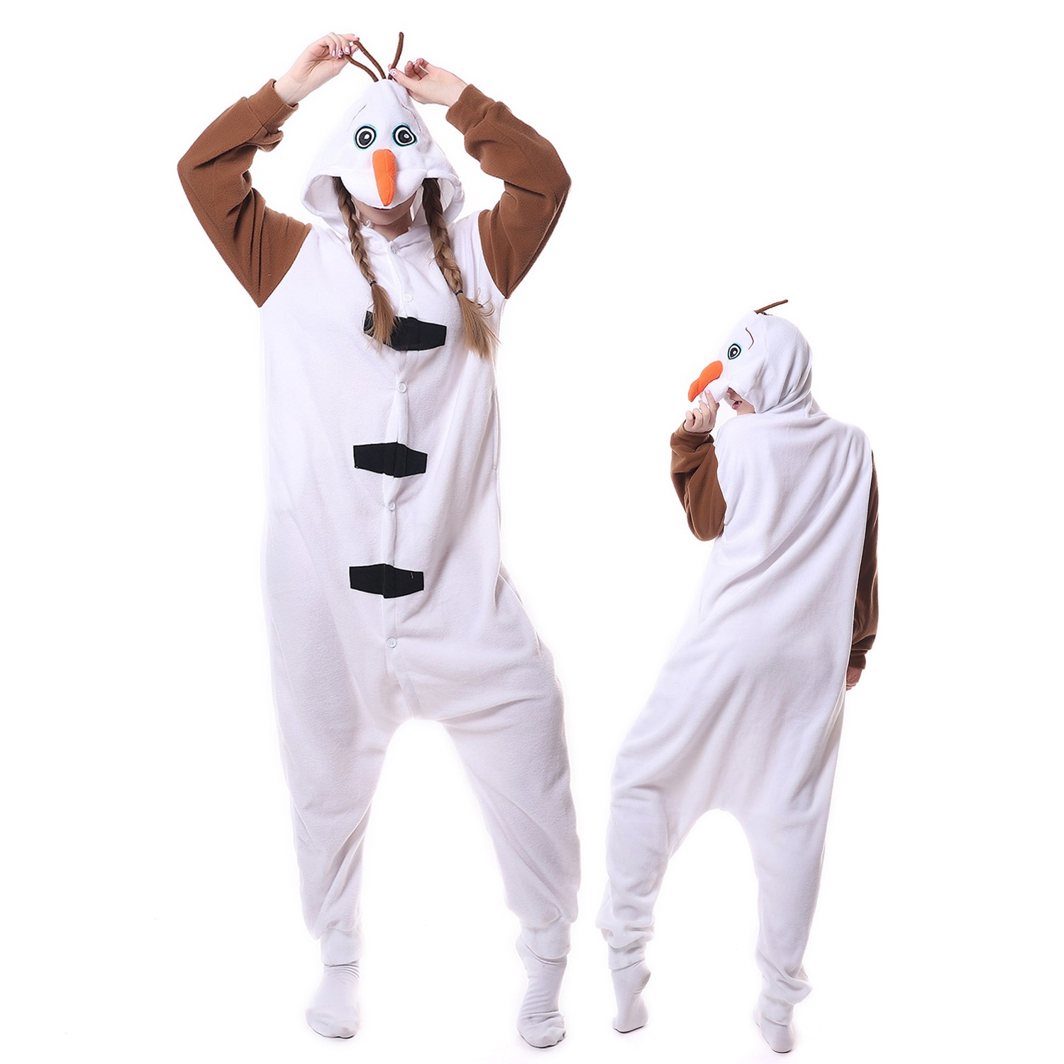 olaf onesie pajamas for adults