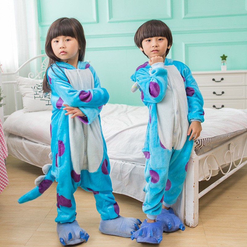 Kids Pink Stitch Costume Onesie Pajama Animal Outfit for Boys & Girls 