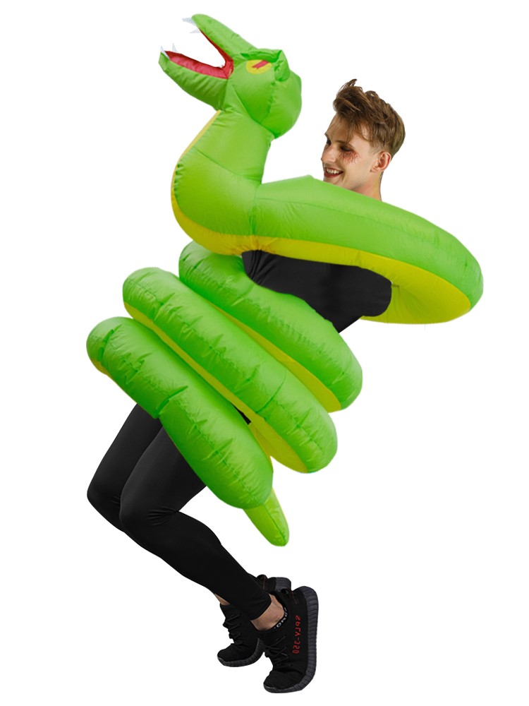 Giant Inflatable Snake 230cm Blow Up Fun Novelty Stag Hen Fancy Dress Party Toy
