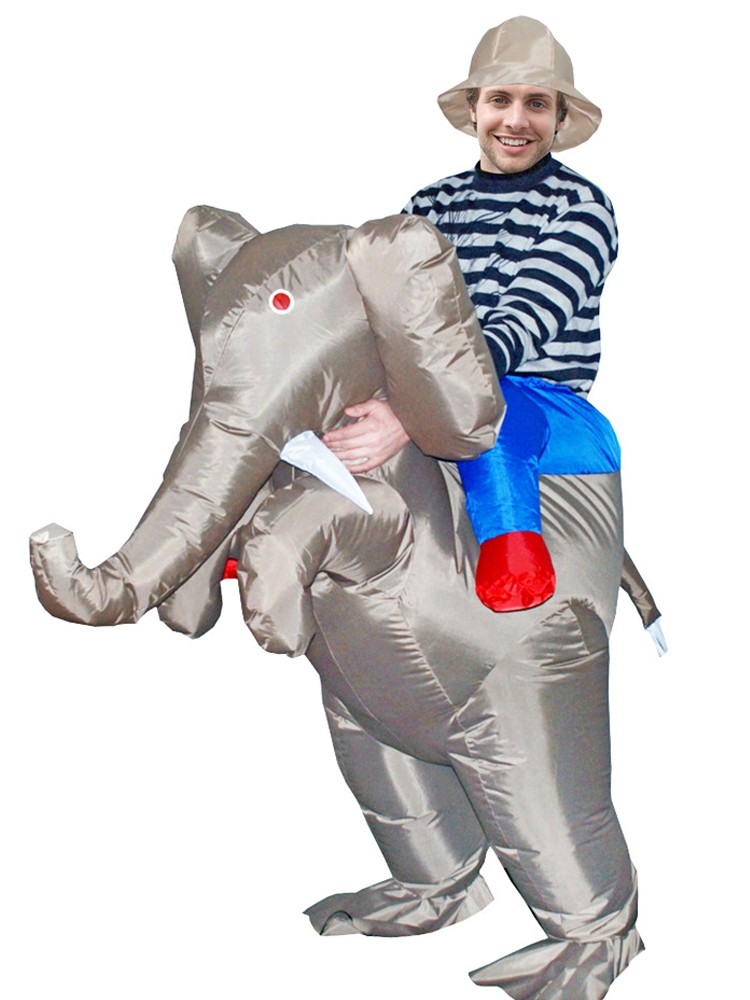 Inflatable Elephant Costume Halloween Blow Up Funny Costumes For Adult ...