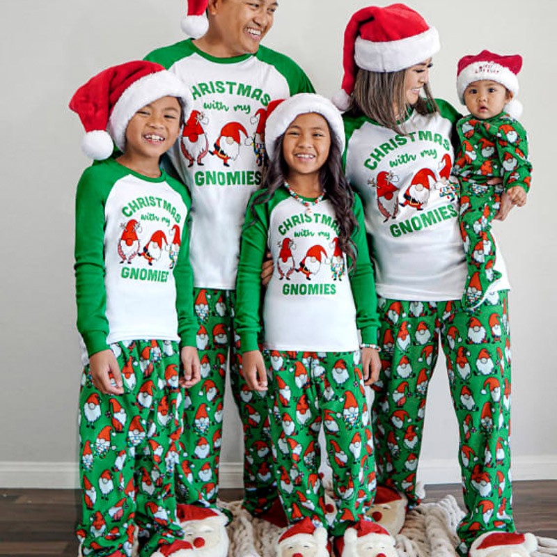 Personalized Matching Elf Christmas Family Pajamas  Elf Squad Family  Pajamas With Pet - Family Christmas Pajamas By Jenny