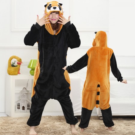 Red Panda Onesie for Women & Men Costume Onesies Pajamas Halloween Outfit