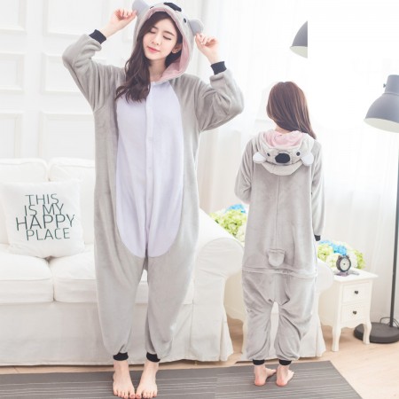 Koala Onesie for Women & Men Costume Onesies Pajamas Halloween Outfit