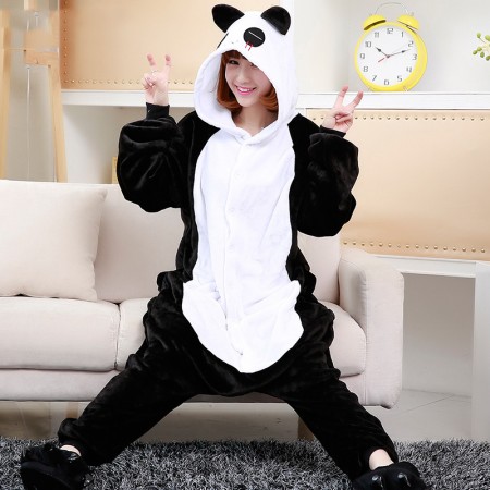Cute Panda Costume Onesie Pajama Adult Animal Onesies Outfits