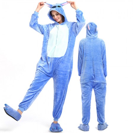 Stitch Costume Onesie for Women & Men Pajamas Halloween Outfit