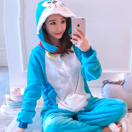 Doraemon Onesie Costume Pajama for Adults & Teens Outfit