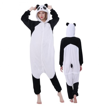 Women & Men Panda Onesie Costume Onesies Pajamas for Halloween