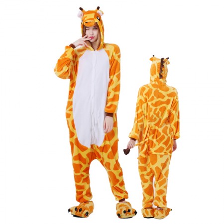 Giraffe Onesie for Women & Men Costume Onesies Pajamas Halloween Outfit