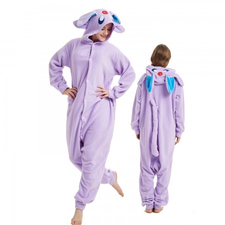 Purple Monster Onesie Costume Pajama for Adult Women & Men Halloween Costumes