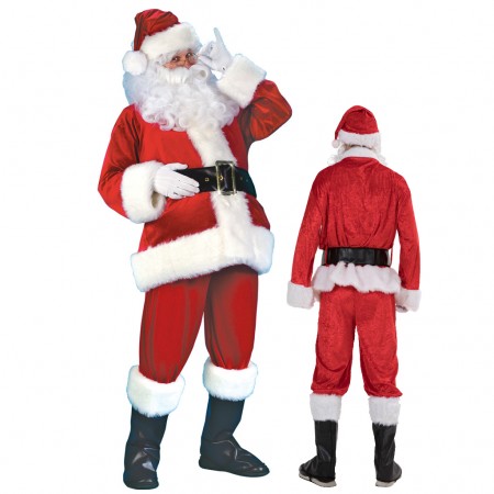 Santa Claus Costume Pajamas Adult Animal Costumes for Women & Men