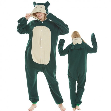 Snorlax Onsesie Costume Pajamas Animal Onesies For Adult Women & Men