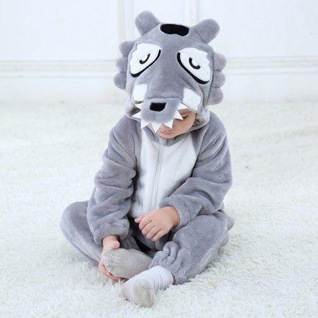Wolf Onesie Pajama Toddler Animal Costume for Baby Infant