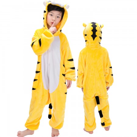 Tiger Onesie Costume Pajama Kids Animal Outfit for Boys & Girls