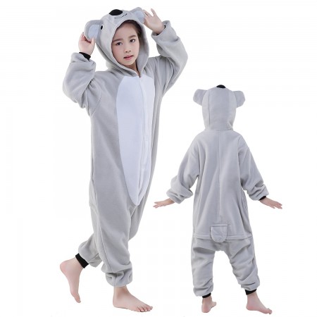 Kids Koala Costume Onesie Pajama Animal Outfit for Boys & Girls
