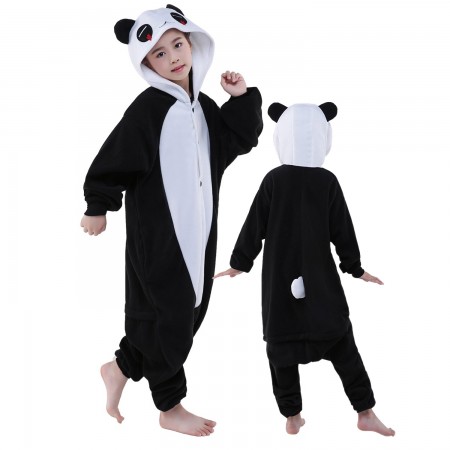 Kids Tears Panda Costume Onesie Pajama Animal Outfit for Boys & Girls