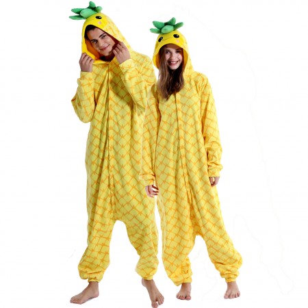 Pineapple Onesie Halloween Costumes for Women & Men