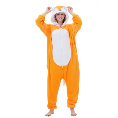 Fox Onesie Costume Halloween Outfit for Adult & Teens
