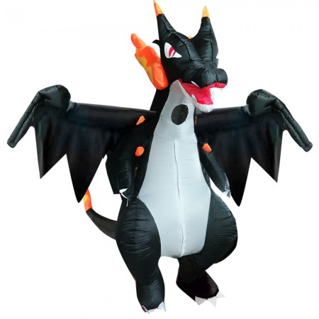 Adult Inflatable Charizard Costume Halloween Blow Up Dinosaur Costumes Fancy Dress Outfit