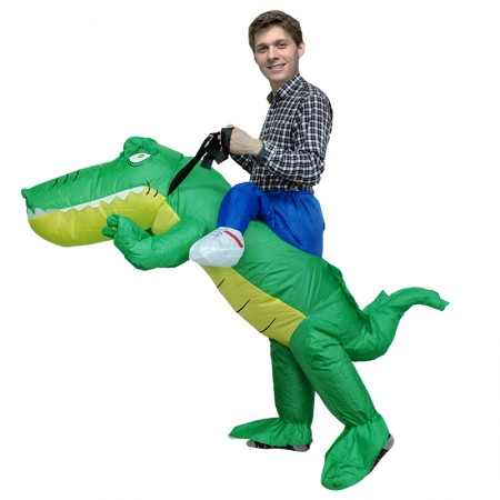 Inflatable Crocodile Costume Halloween Blow Up Funny Costumes For Adult