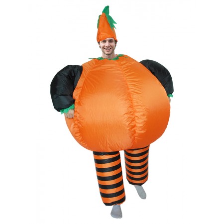 Inflatable Pumpkin Costume Halloween Blow Up Funny Costumes For Adult Kids