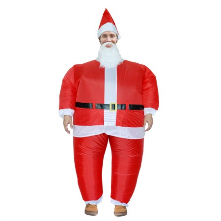 Inflatable Santa Claus Halloween Funny Costumes Outfit
