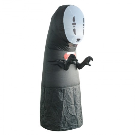 Inflatable No Face Man Halloween Funny Blow Up Costumes Outfit