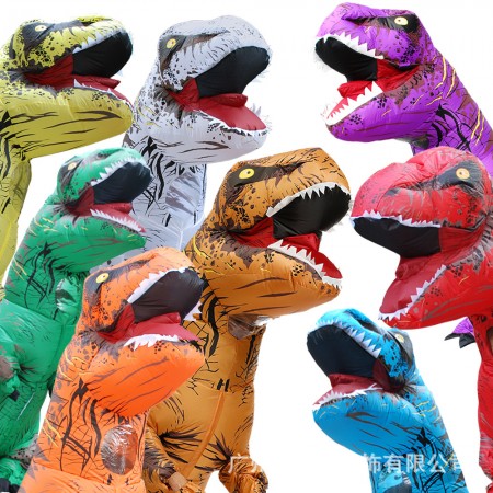 Inflatable Dinosaur Costumes Halloween Blow Up Dinosaur Outfit for Adults & Kids